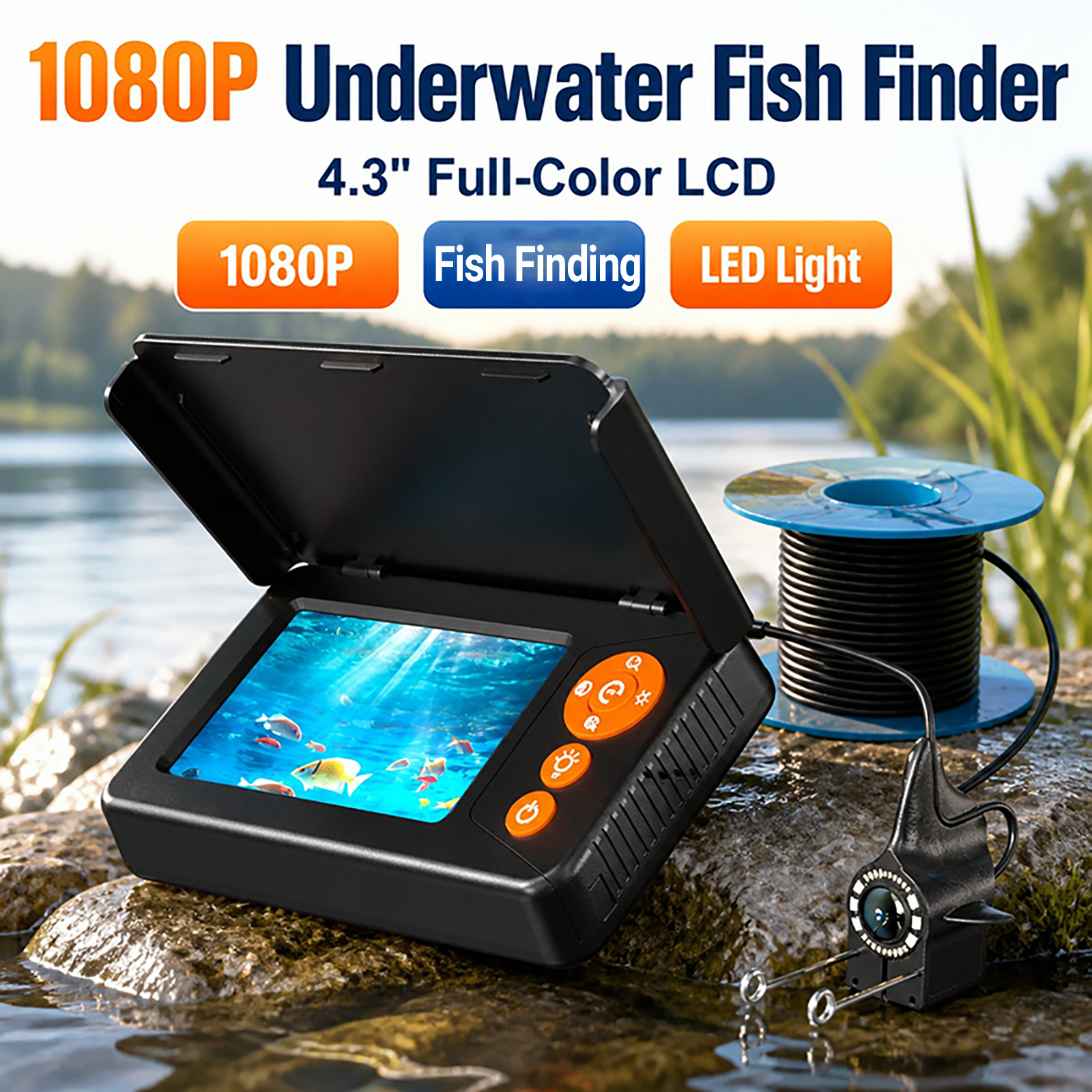 Fishing Camera - Fish Finder Underwater Camera 1080P HD