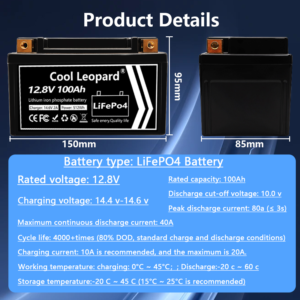 Lightweight 12V 100Ah LiFePO4  - Fish Finder Charger incelemesi ve fiyatı