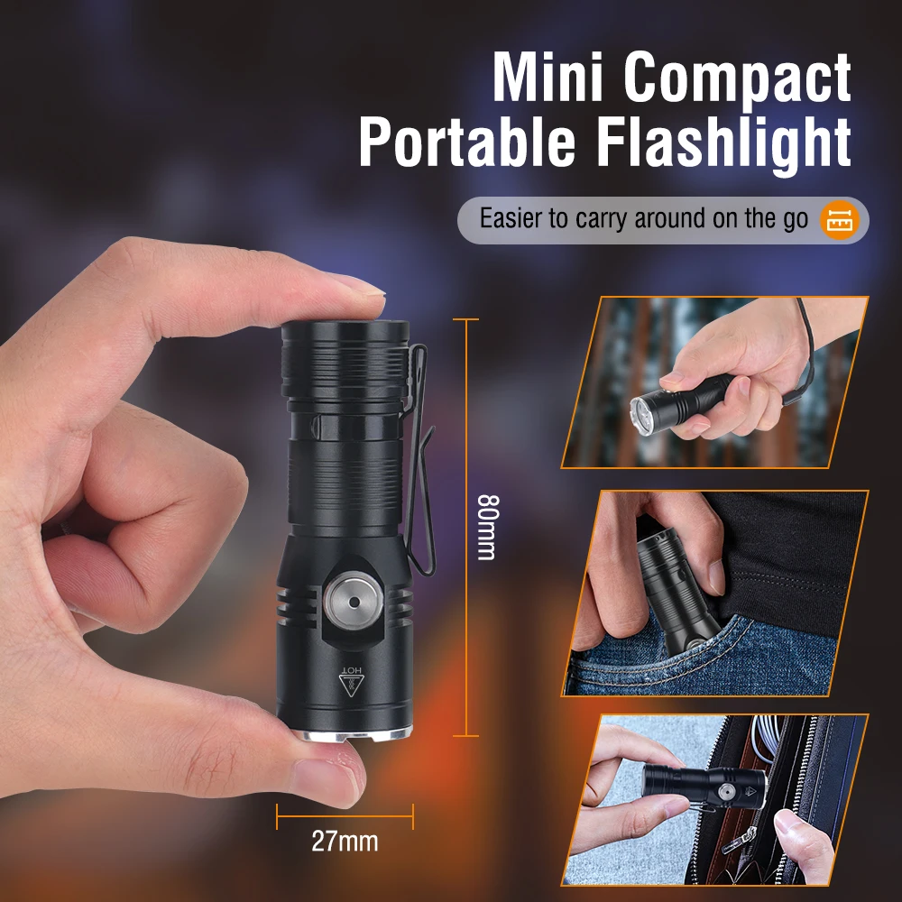BORUiT ET15 EDC Flashlight Ult - Fish Finder Battery incelemesi ve fiyatı
