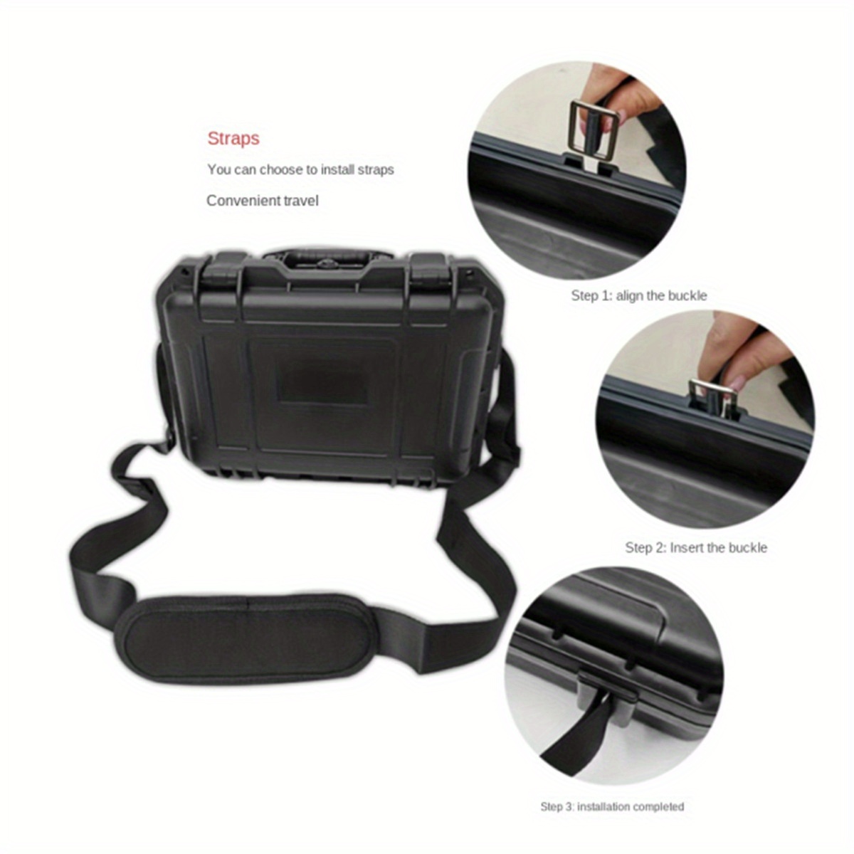 1pc Waterproof Hard Carry Case - Fish Finder Case incelemesi ve fiyatı