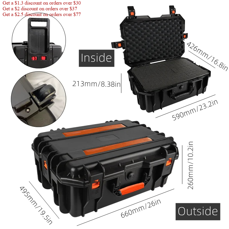 Large Capacity Tool box with w - Fish Finder Case incelemesi ve fiyatı