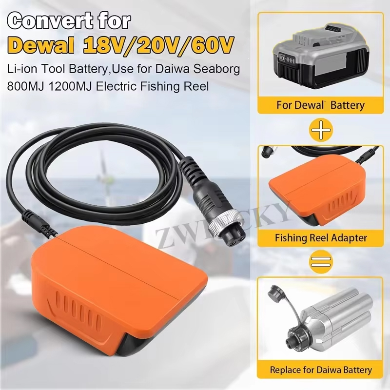 NEW Portable Fishing Reel Adap - Fish Finder Battery incelemesi ve fiyatı