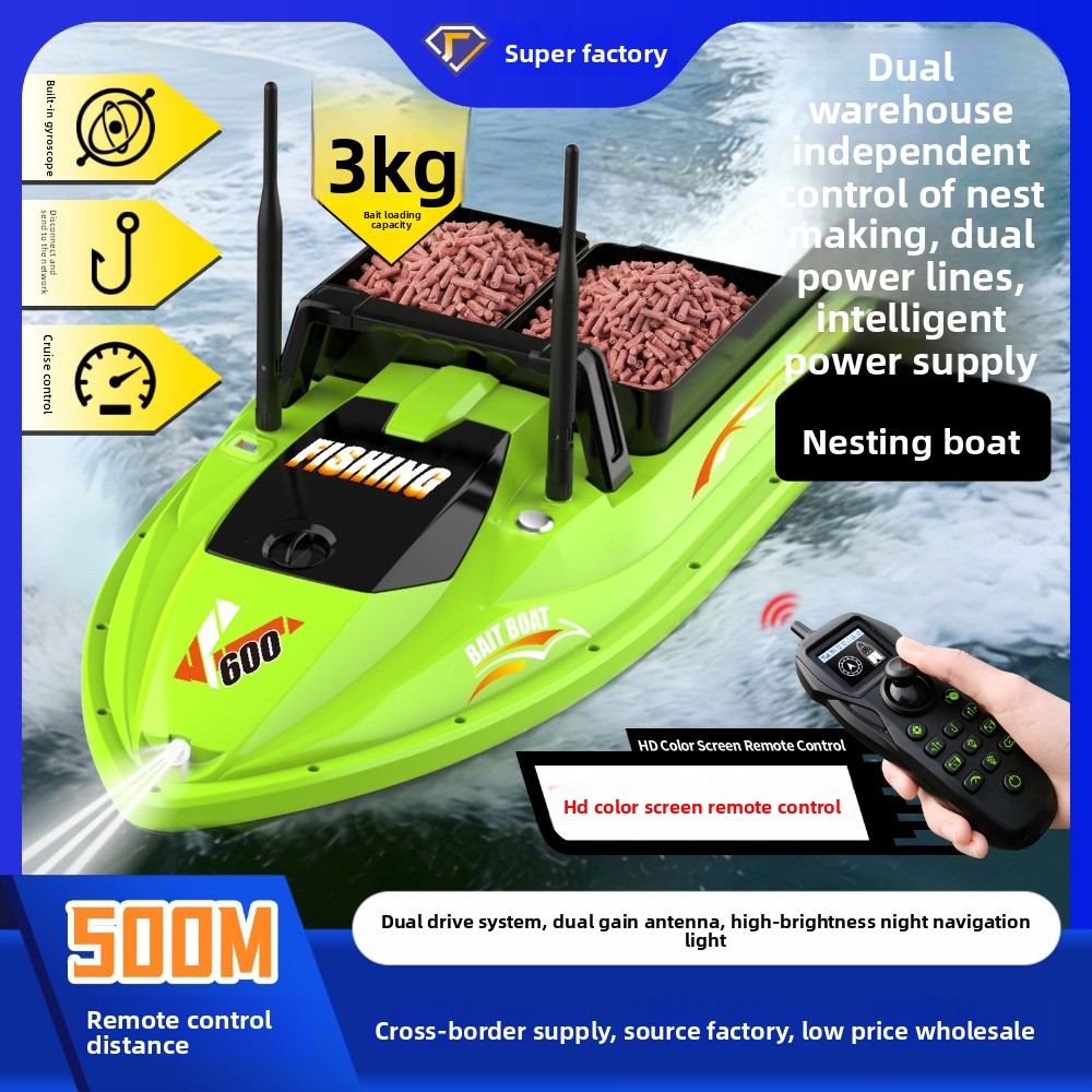 500M RC Fishing Bait Boat Dual - Fish Finder Cable incelemesi ve fiyatı