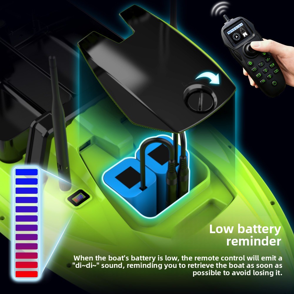500M RC Fishing Bait Boat Dual - Fish Finder Cable incelemesi ve fiyatı
