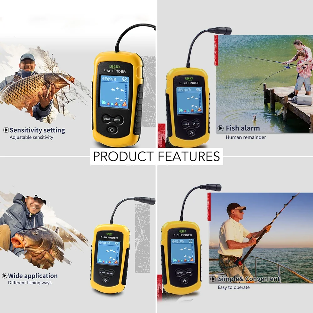 Lucky LCD Color Screen Portabl - Fish Finder Gps incelemesi ve fiyatı