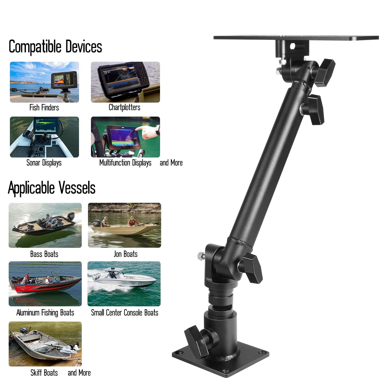 Marine Anodized Aluminum Monit - Fish Finder incelemesi ve fiyatı