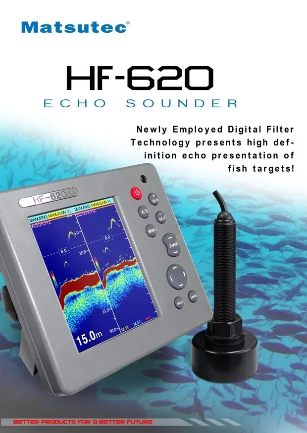 Matsutec HF-620 MARINE COLOR E - Fish Finder Charger incelemesi ve fiyatı