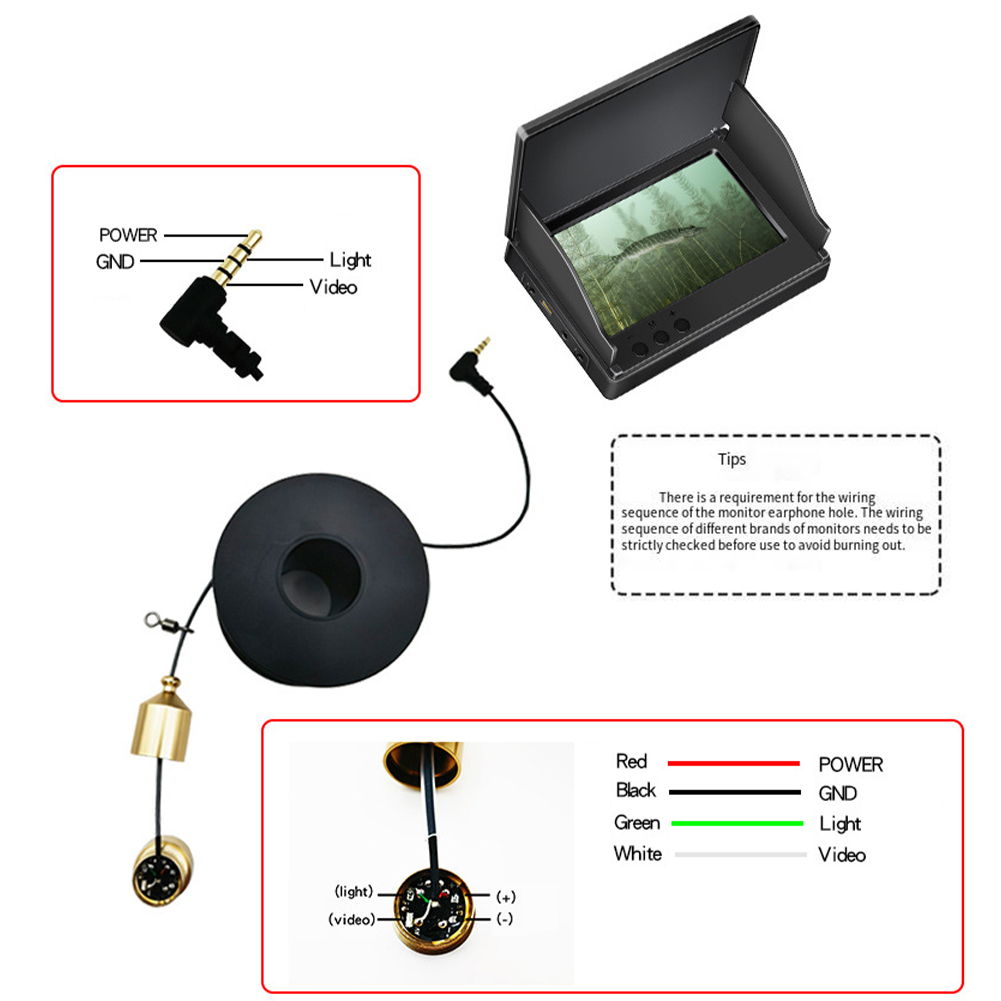 1pc Underwater Fishing Camera  - Fish Finder Portable incelemesi ve fiyatı