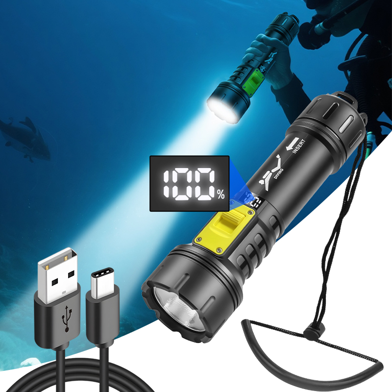 New XHP70 Diving Flashlight IP - Fishing Light incelemesi ve fiyatı