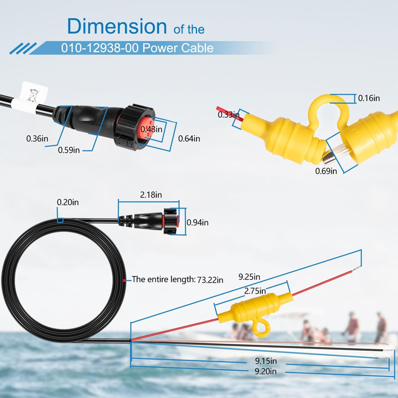 010-12938-00 Boat Power Cable  - Fish Finder Cable incelemesi ve fiyatı
