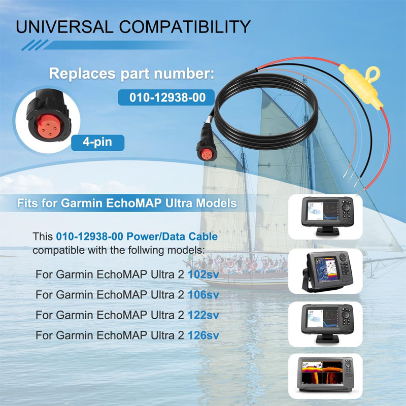 010-12938-00 Boat Power Cable  - Fish Finder Cable incelemesi ve fiyatı