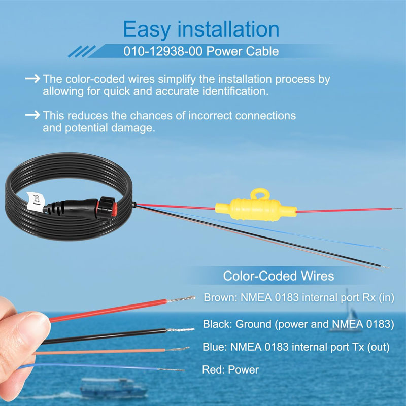 010-12938-00 Boat Power Cable  - Fish Finder Cable incelemesi ve fiyatı