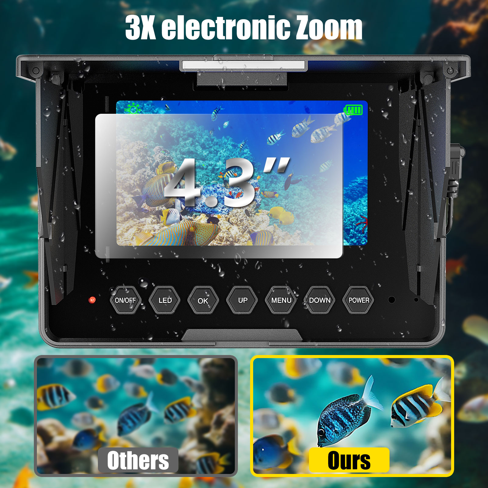 Underwater Fishing Camera - 15 - Fish Finder Battery incelemesi ve fiyatı