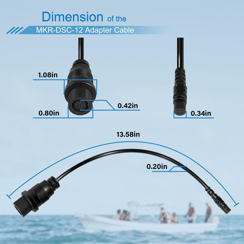 1852081 MKR-DSC-12  4-Pin Fish - Fish Finder incelemesi ve fiyatı