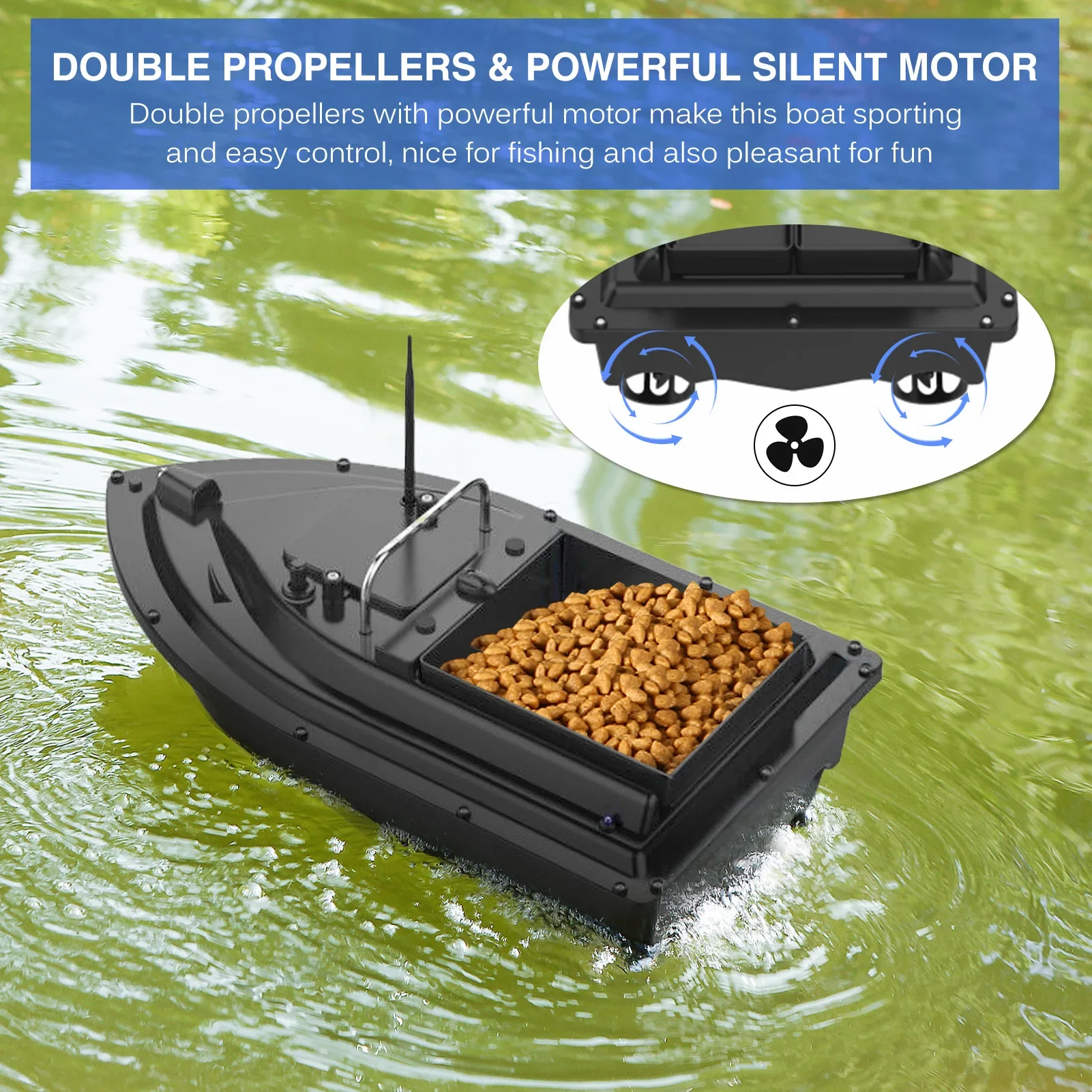 D16E GPS 12000mAh Fishing Bait - Fishing Gps incelemesi ve fiyatı