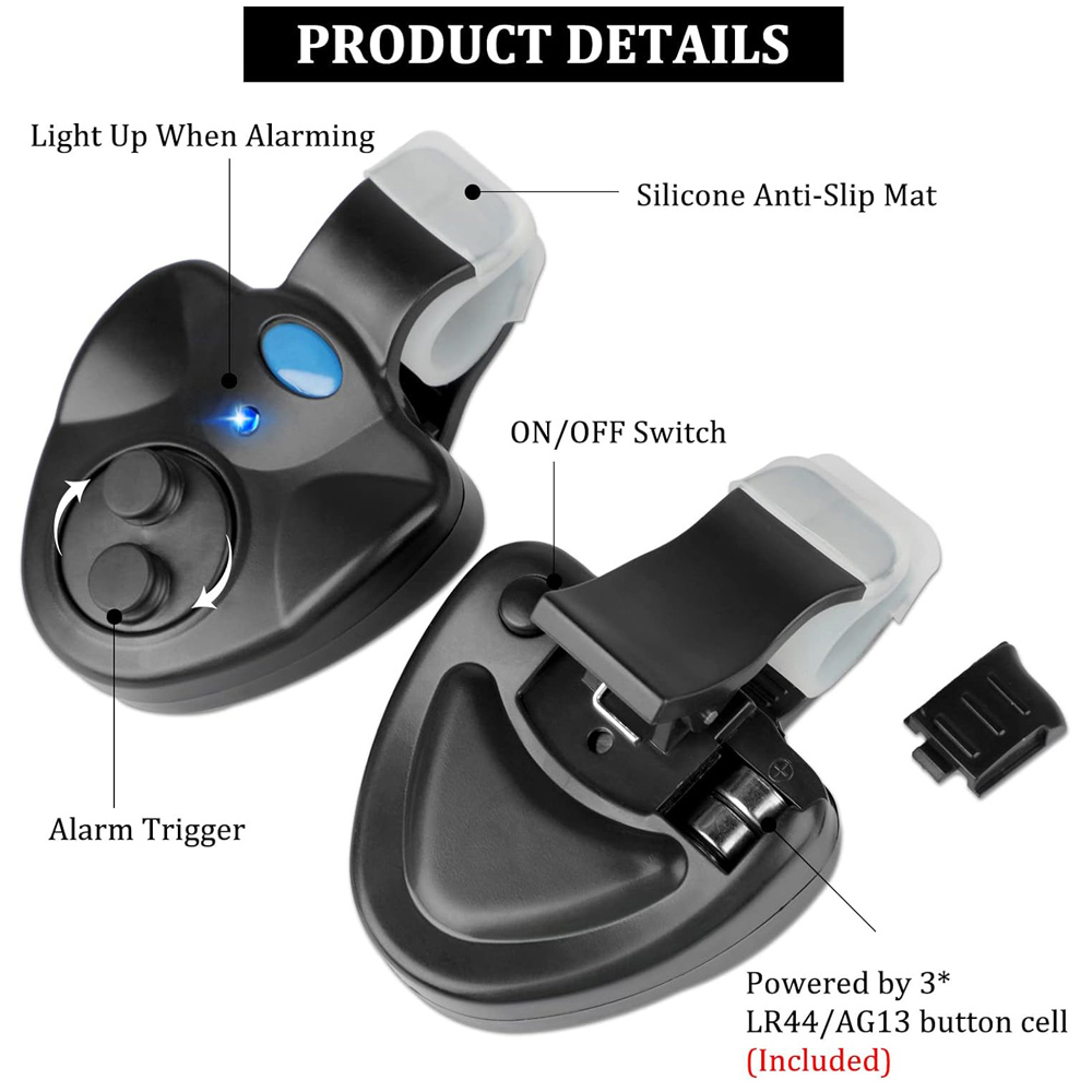 Carp Fishing Clip Set Rod Elec - Fish Finder Portable incelemesi ve fiyatı