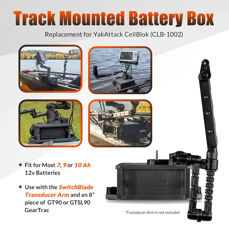 Track Mounted Battery Box for  - Fish Finder Battery incelemesi ve fiyatı