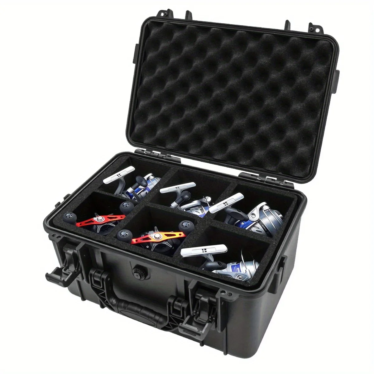 1 portable toolbox with pre cu - Fish Finder Case incelemesi ve fiyatı