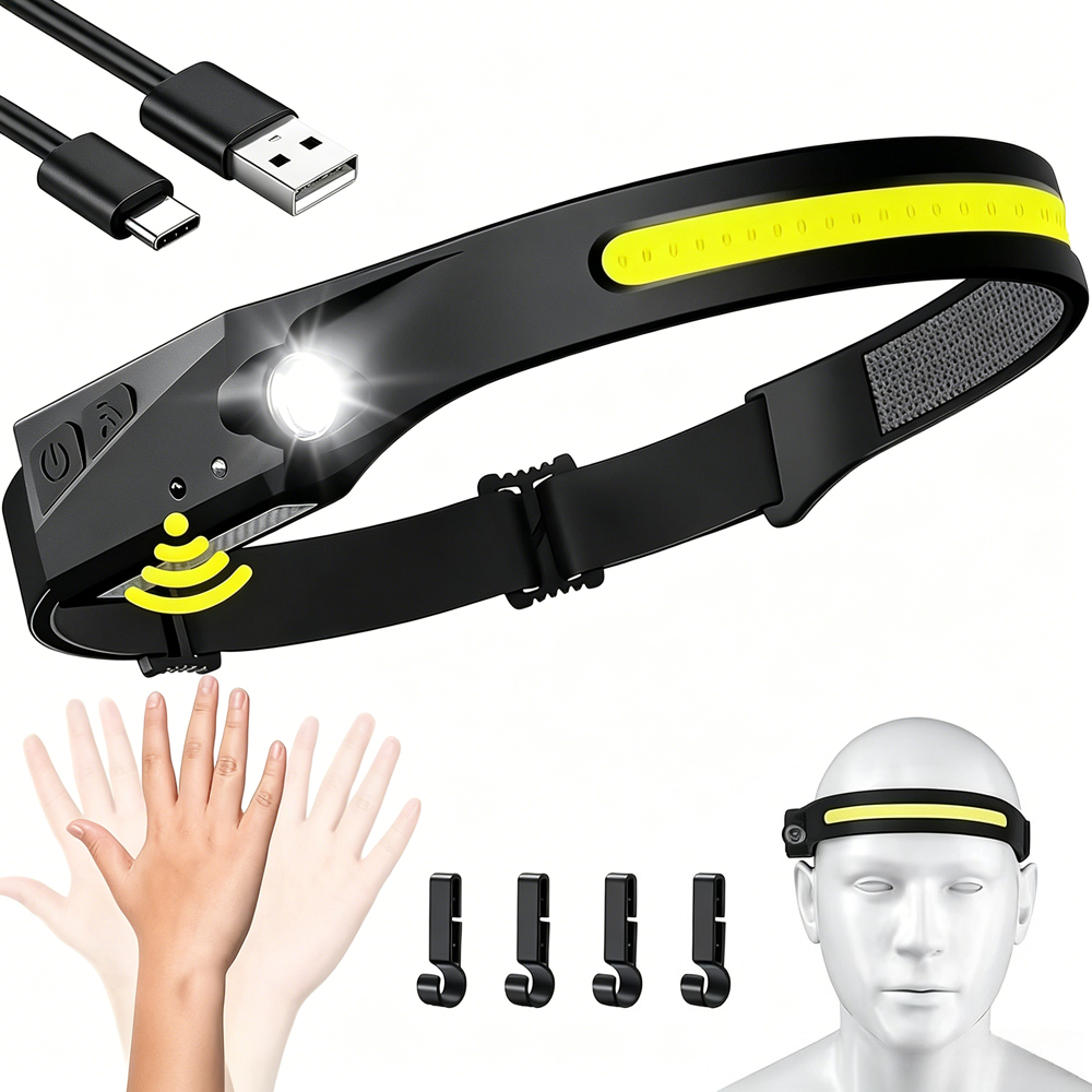 Sensor Headlamp LED Head Flash - Fish Finder Battery incelemesi ve fiyatı