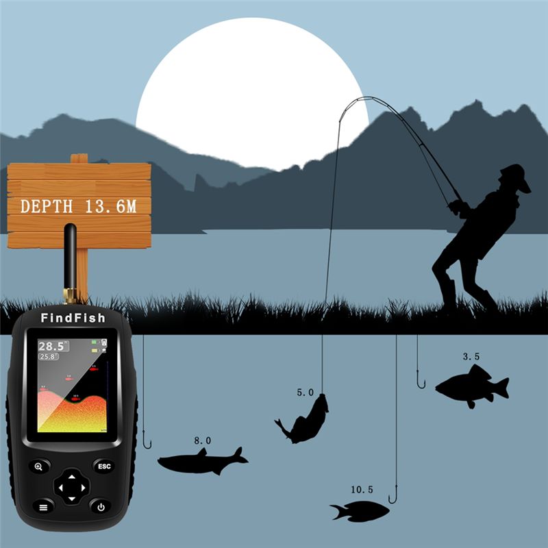 Quality Smart English Russian  - Fish Finder Portable incelemesi ve fiyatı